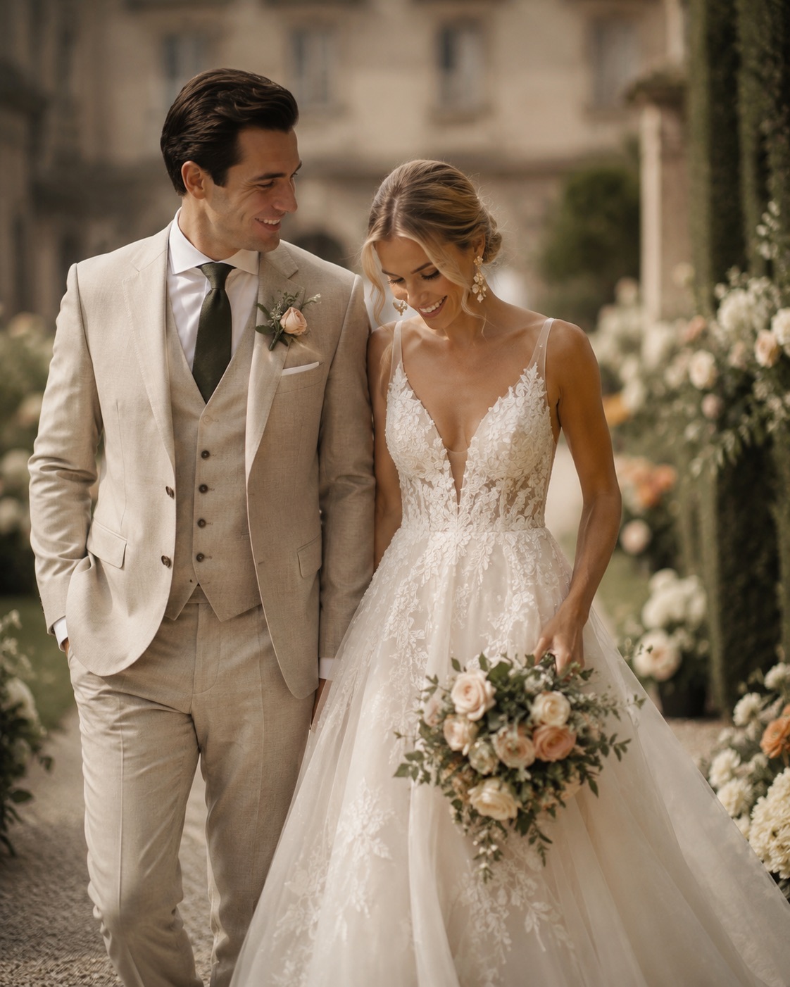 Hochzeitspaar als Inspiration für eine elegante Bildsprache